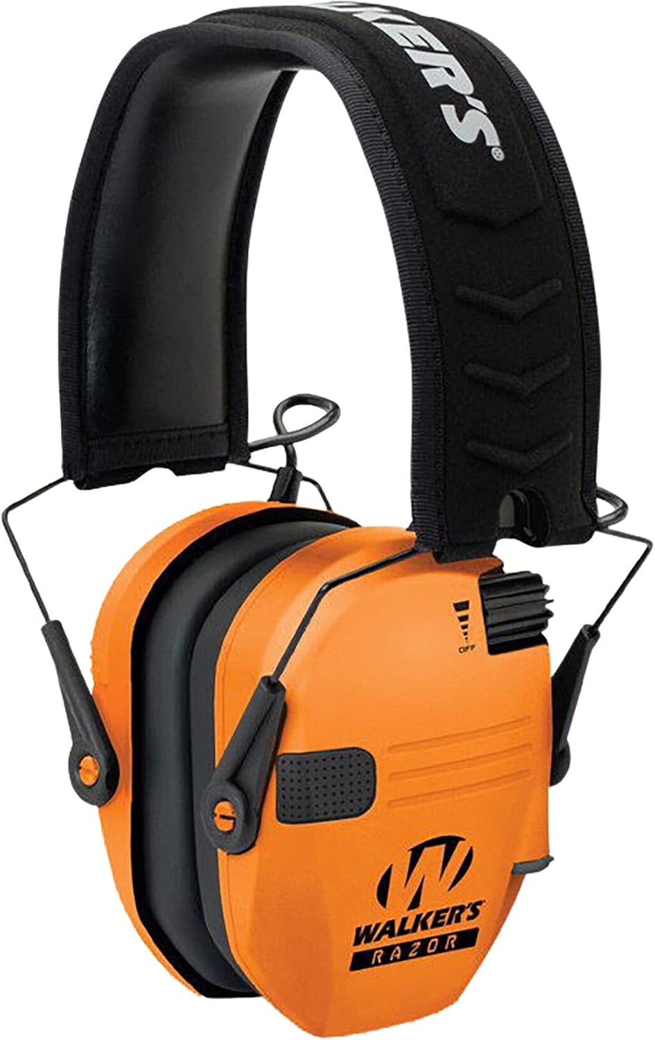 WALKER'S Razor Slim Electronic Earmuffs Ultra Low-Profile Folding Hearing Protection