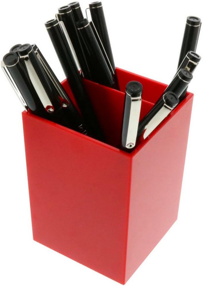 JAM PAPER Plastic Pen Holder - Desktop Pencil Cup