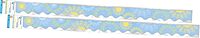 Barker Creek Double-Sided Scalloped Edge Border, Mindfulness Sunrise, Trim Out Bulletin Boards and Create Colorful Displays with 78' of Designer Double-Sided Border, 2.25" x 78', Pack of 2 (4007)