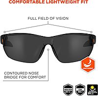 Ergodyne Skullerz VALI Frameless Safety Glasses