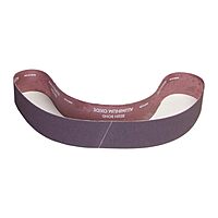 Abrasive Belt: 1" Wide, 42" OAL, 80 Grit, Aluminum Oxide