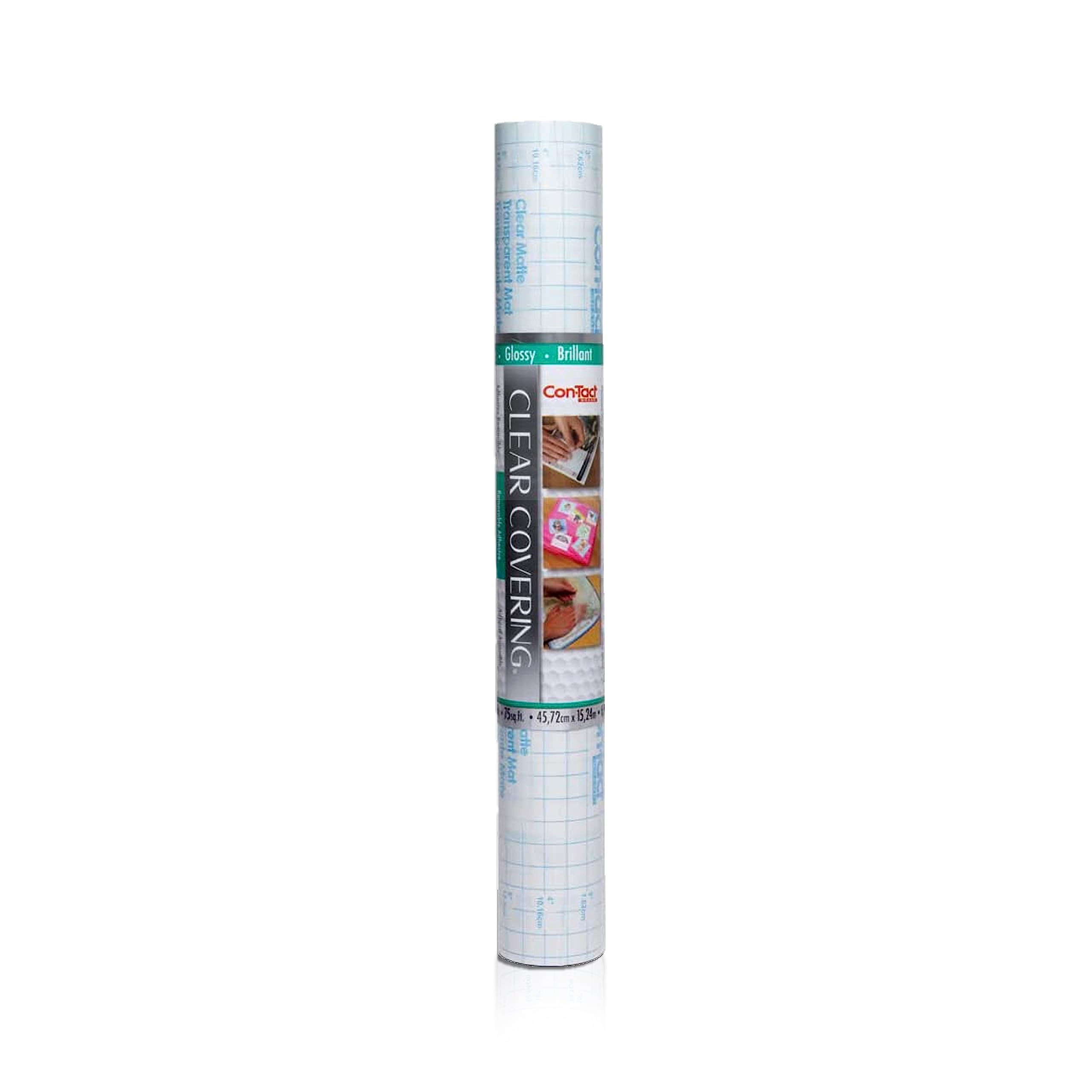 Con-Tact Brand Creative Clear Covering, Versatile and Self-Adhesive Shelf Liner, Ideal Privacy Film, Protective Clear Vinyl