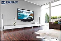 Mount-It! MI-8401 Wall Mount A/V Component Shelf, 16-5/8inH x 18inW x 9-13/16inD, Black