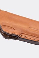 BIANCHI Model 19L Thumbsnap Suede-Lined Leather Belt Slide Holster