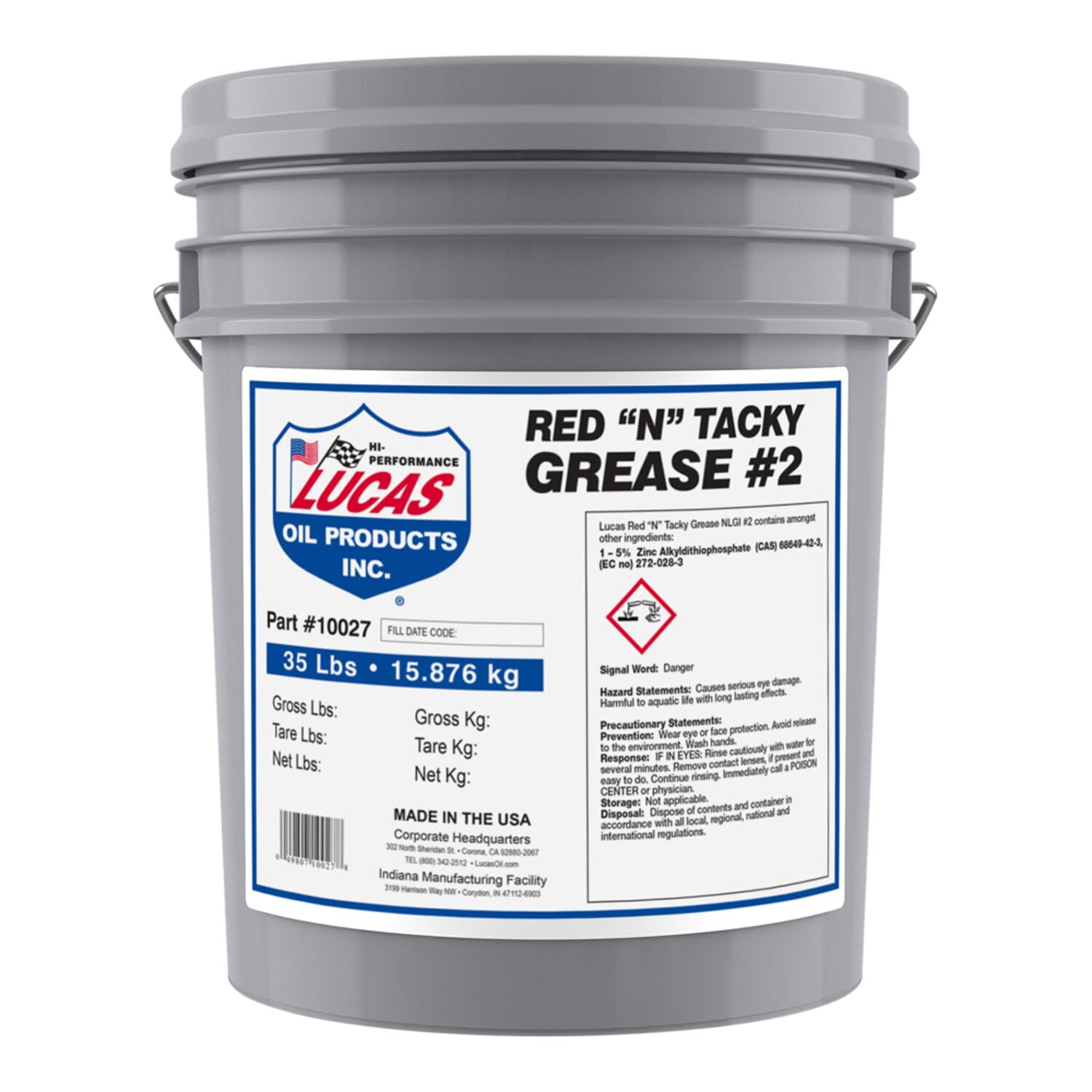 Lucas Oil Red 'N' Tacky Grease