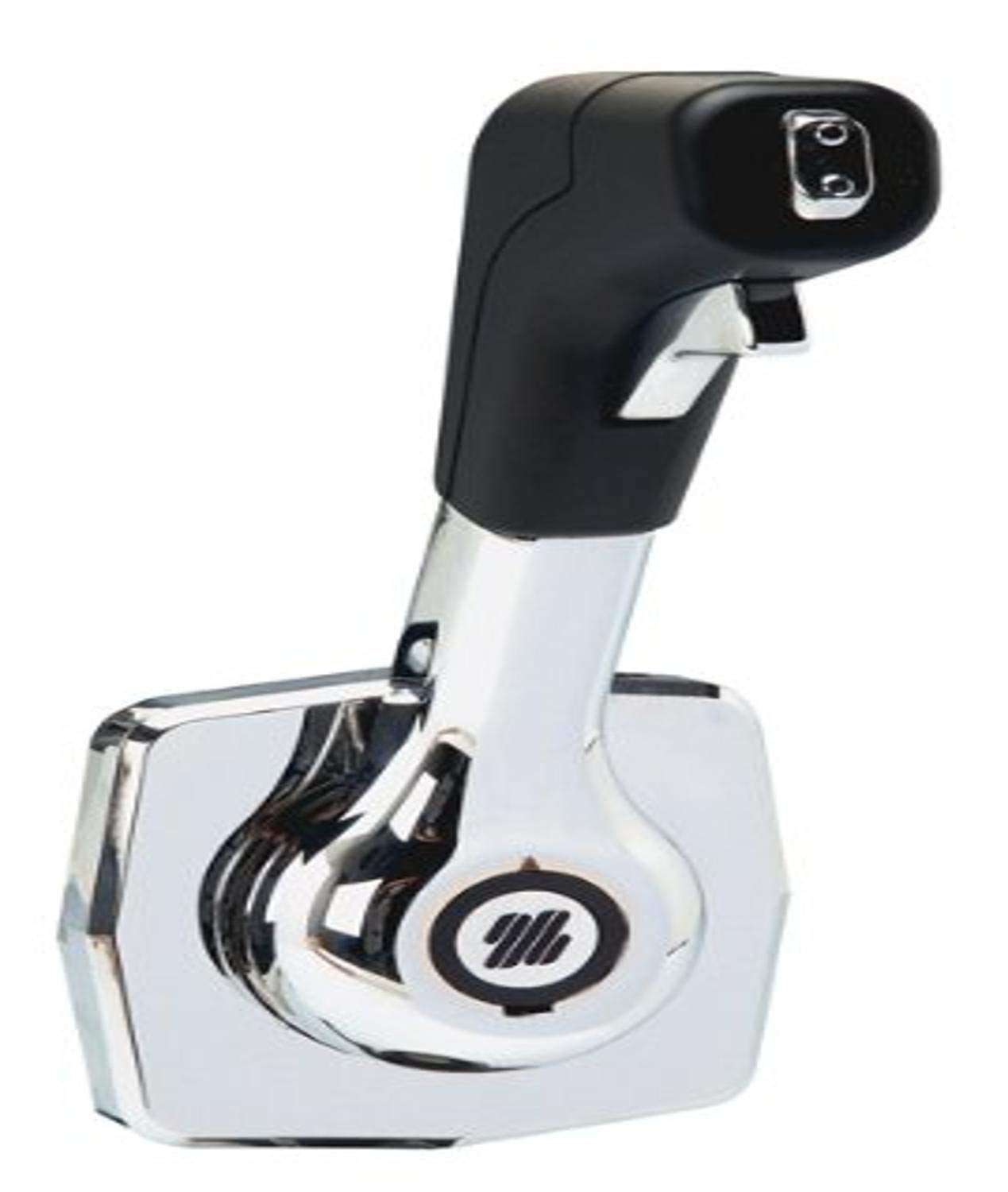 Uflex B310B Single Lever Side Mount Control - Black/Chrome