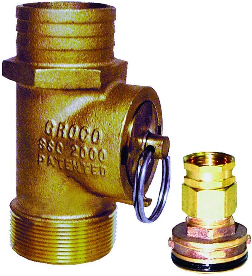 Gross Mechanical Labs (Groco) SSC750 3/4 ENGINE FLUSH KIT & ADAPTR SAFETY SEACOCK CONVERSION