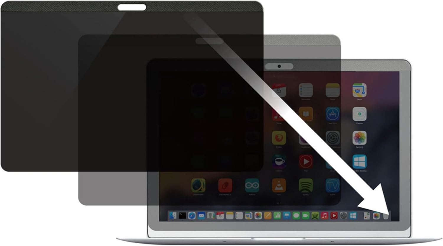 StarTech.com Magnetic Laptop Privacy Screen - Reversible Matte/Gloss Blue Light Filter