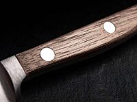 Boker Heritage 3.5 Inch Paring Kitchen Knife Flat Cut, Forged Stainless Steel, Classic Design, Made In Germany (Walnut)