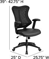 FLASH FURNITURE Kale High Back Designer Mesh Executive Swivel Ergonomic Office Chair