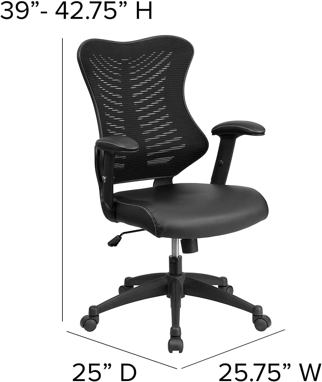FLASH FURNITURE Kale High Back Designer Mesh Executive Swivel Ergonomic Office Chair