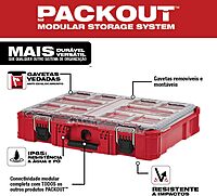 Milwaukee 48-22-8430 Packout, 10 Compartment, Small Parts Organizer