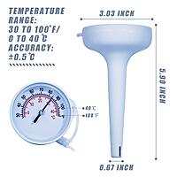 Top Dial Pool Thermometer | T699 | PRO POOL PRO