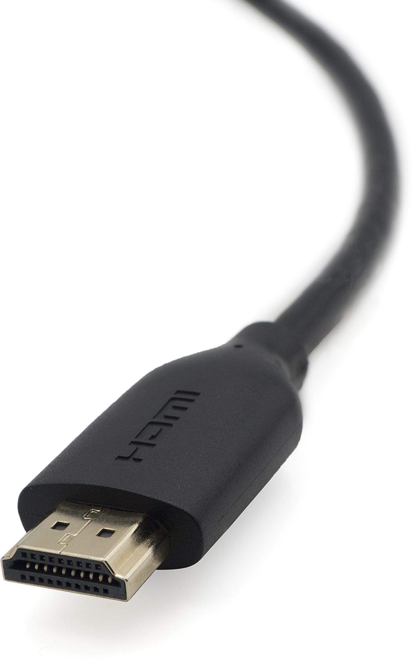 Belkin High Speed HDMI Cable with Ethernet - HDMI cable with Ethernet - HDMI male to HDMI male - 2 m - 4K support