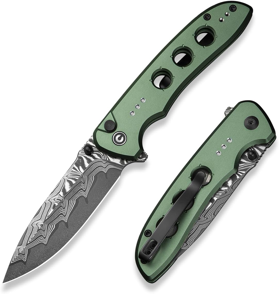 CIVIVI Hyperpulse Pocket Folding Knife, Aluminum Handle
