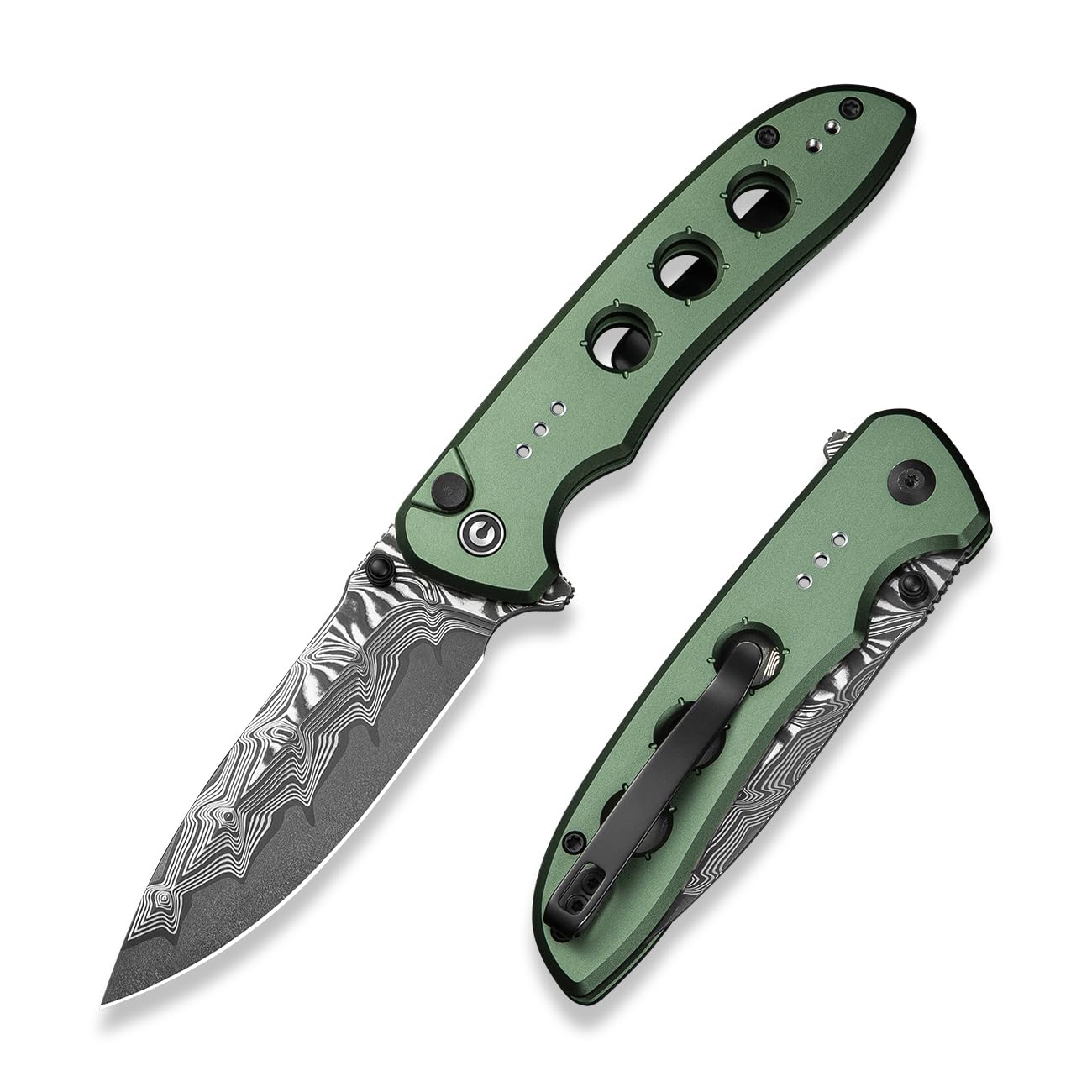 CIVIVI Hyperpulse Pocket Folding Knife, Aluminum Handle