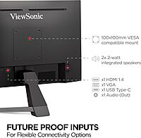 ViewSonic VX Series IPS Monitors with 65W USB-C and Ultra-Thin Bezels