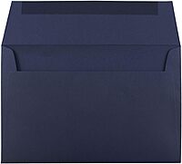 JAM PAPER Navy Blue Premium Invitation Envelopes - 25/Pack