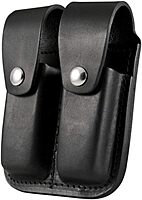 Boston Leather Double Magazine Clip Pouch