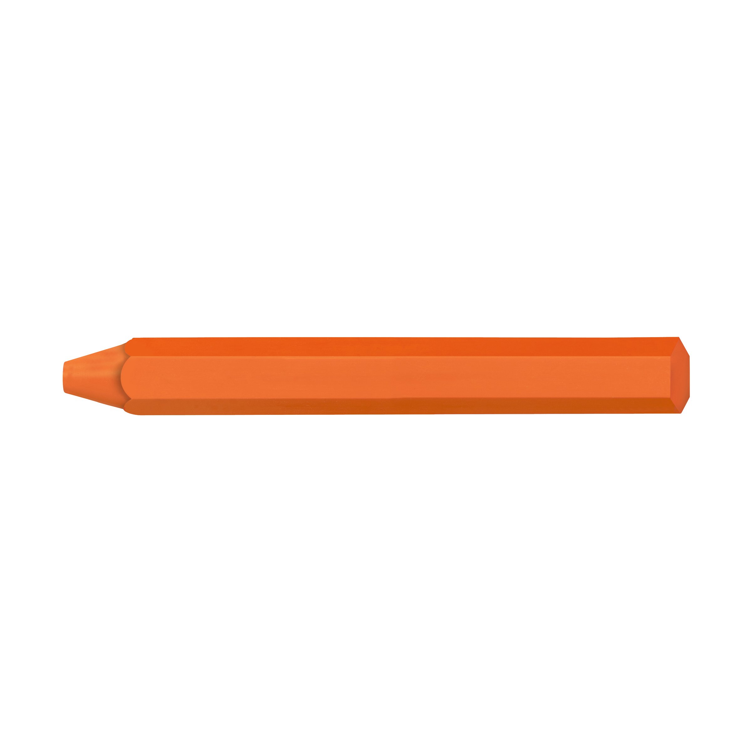 Markal Scan-It Plus Hard Lumber and Timber Crayon, 1/2" Hex, 4-5/8" Length, Orange Sherbet (Pack of 12)