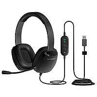 Cyber Acoustics Stereo USB Headset (AC-6012), Unidirectional Microphone with Flexible Boom for PC & Mac