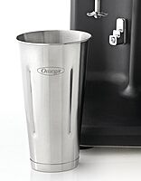 Omega M3000 Commercial Triple Spindle Milkshake Maker, 1/3 HP, Black/Silver
