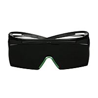 3M SecureFit 3700 Series, SF3750AS-BLK, Black Temples, IR 5.0 Gray OTG Anti-Scratch Lens