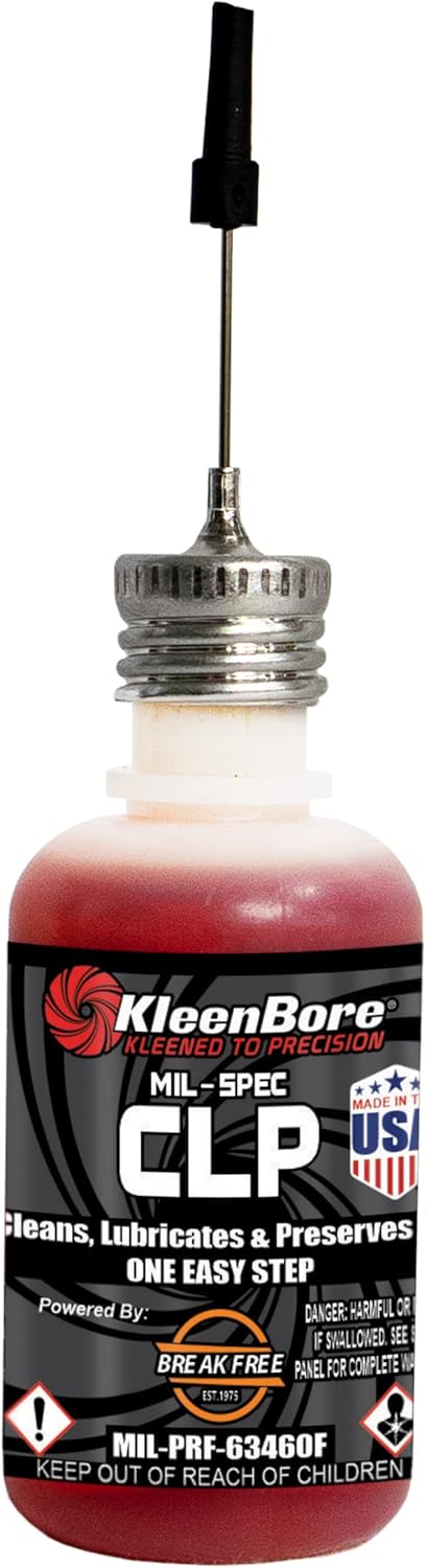 KleenBore Mil-Spec CLP 1 oz. Needle Oiler Powered by BreakFree