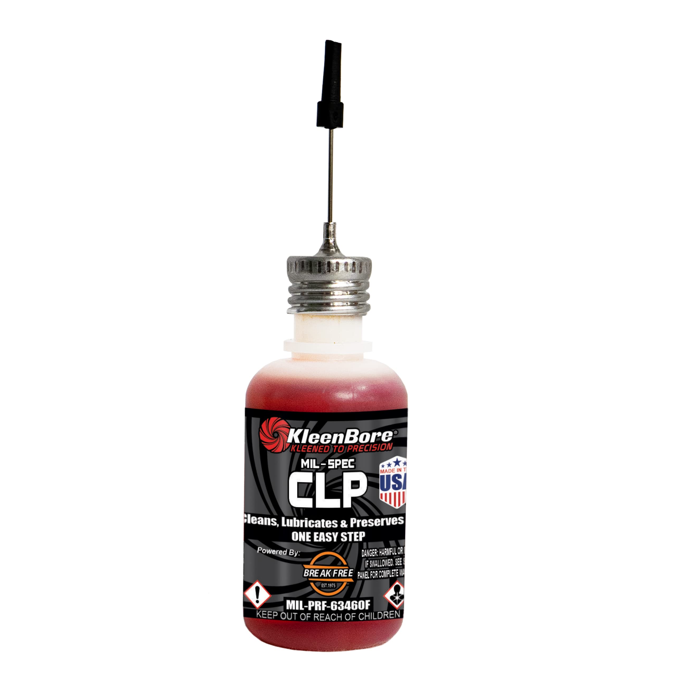KleenBore Mil-Spec CLP 1 oz. Needle Oiler Powered by BreakFree