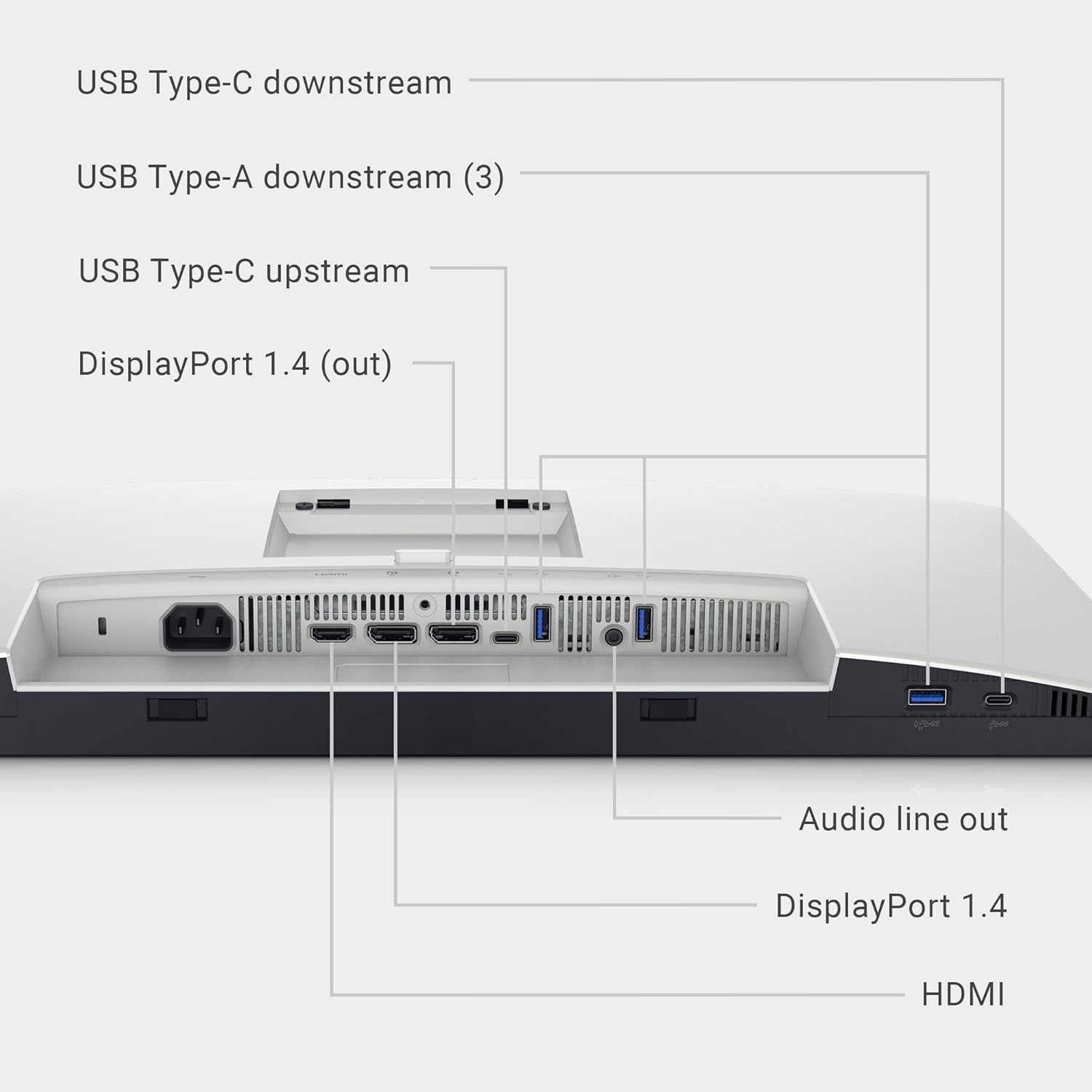 Dell UltraSharp U2424H 24in Class Full HD LED Monitor - 16:9 - Silver - 23.8in Viewable