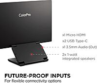 VIEWSONIC ColorPro Portable Monitor Pantone Validated, Factory Calibrated