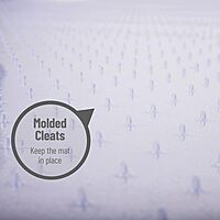 Mind Reader Office Chair Mat for Carpet, Chair Mat, PVC, 47.5" L x 35.5" W x 0.125" H, Set of 2, Clear Clear Set of 2