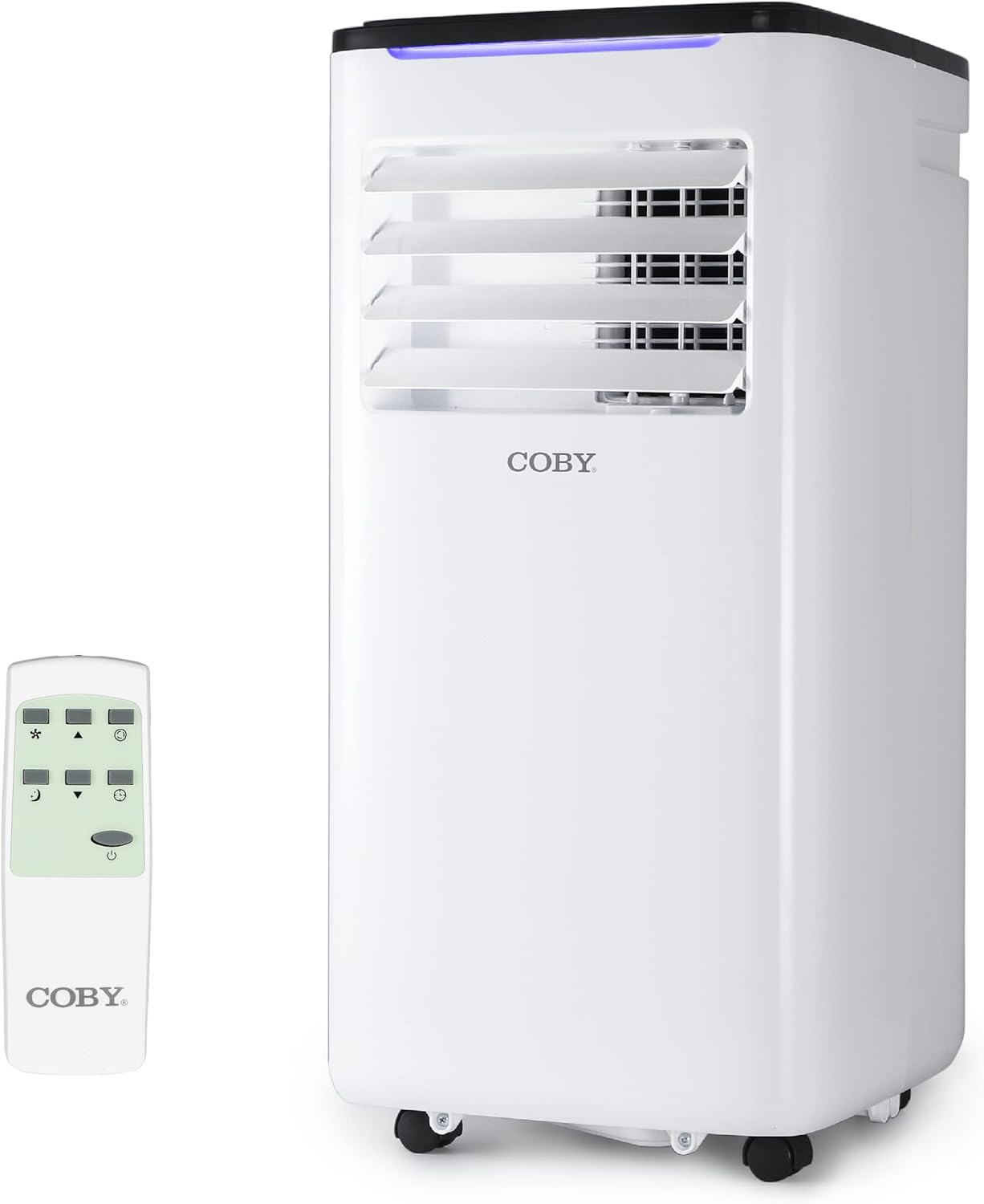 COBY Portable Air Conditioner 3-in-1 AC Unit Dehumidifier & Fan