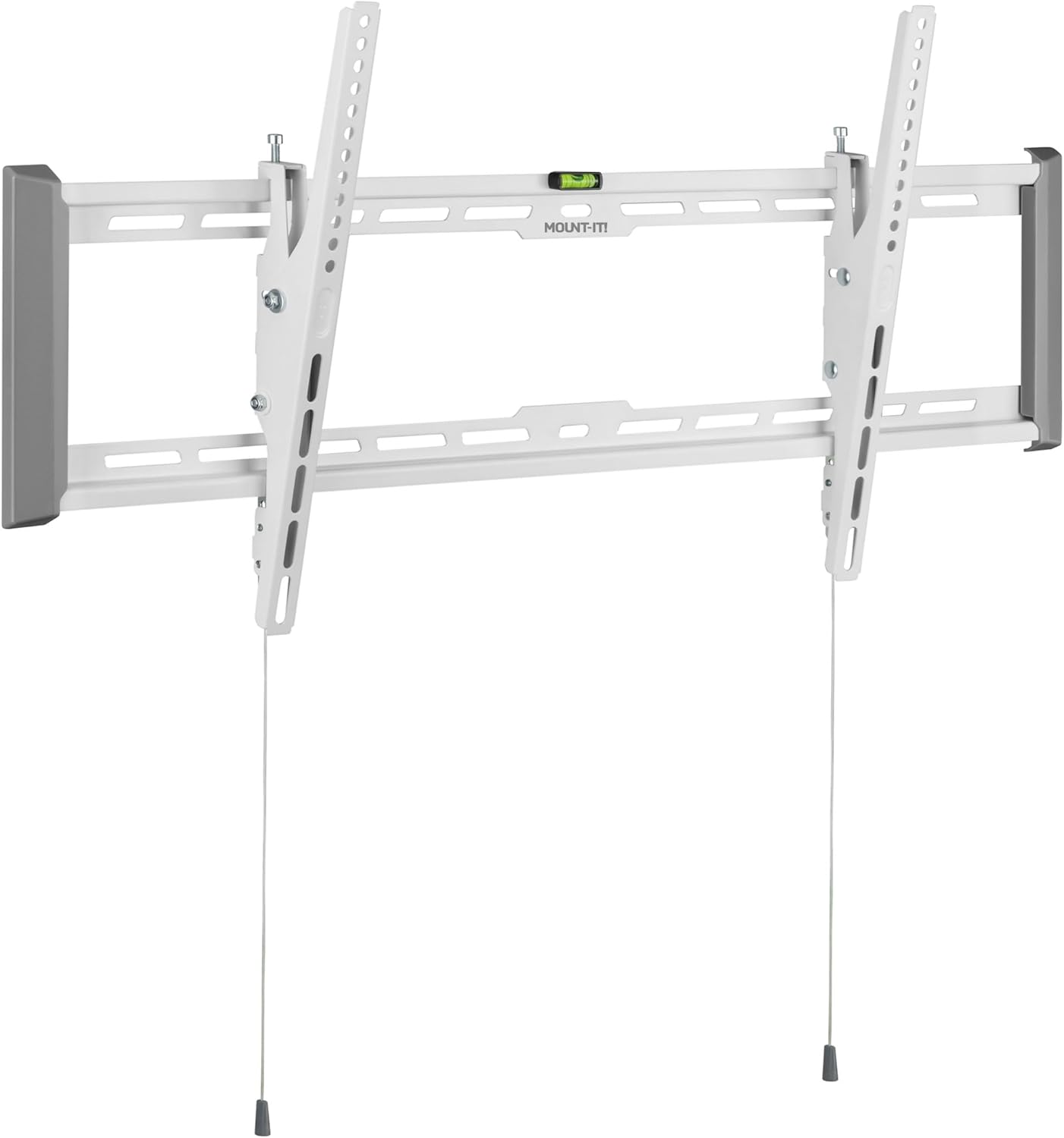 Mount-It! Tilting TV Wall Mount for 43"-90" TVs, Ultra Slim Heavy-Duty, White