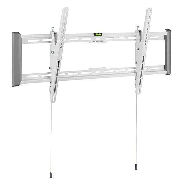 Mount-It! Tilting TV Wall Mount for 43"-90" TVs, Ultra Slim Heavy-Duty, White