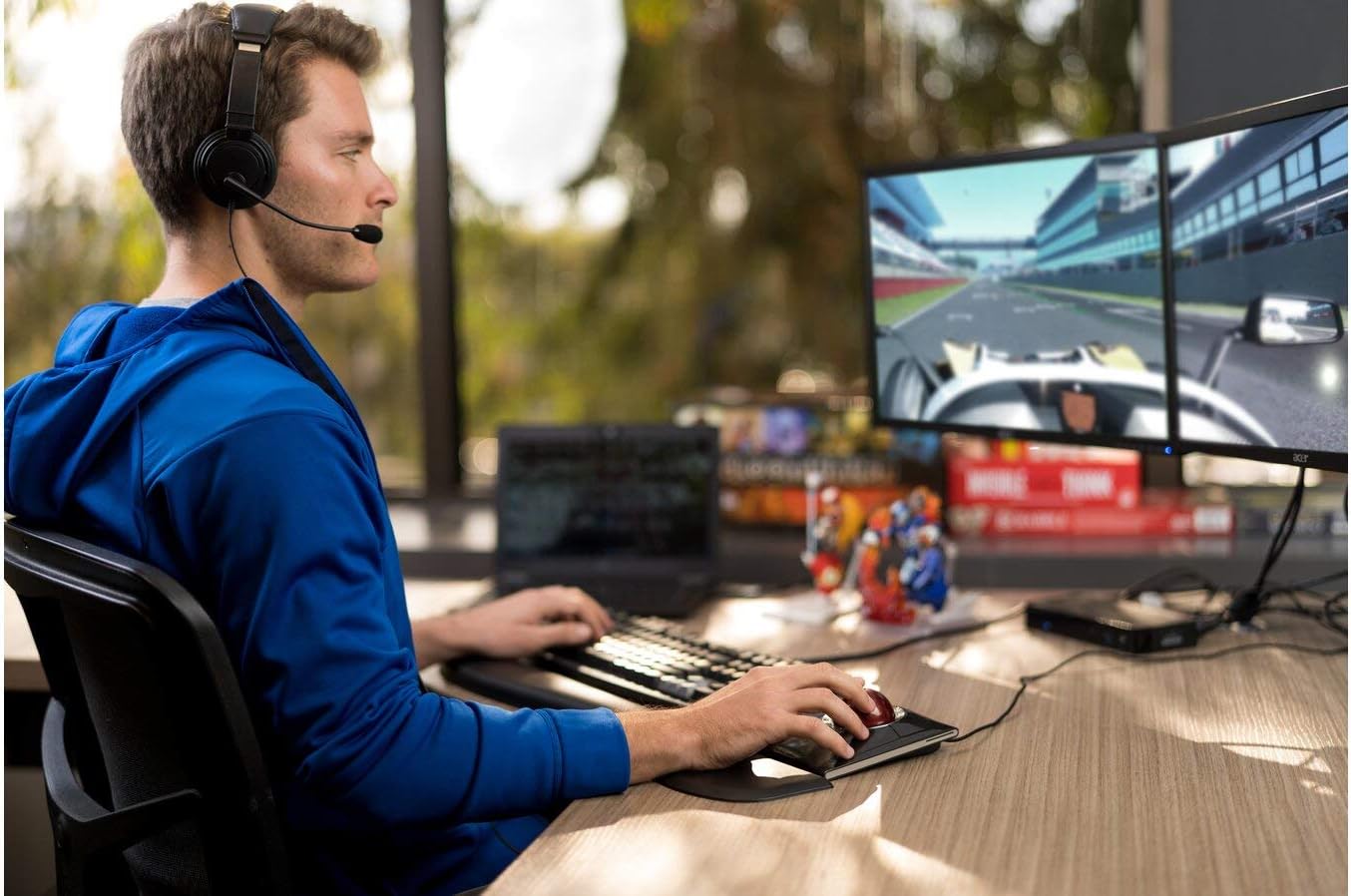 KENSINGTON ErgoSoft Gel Wrist Rest for Keyboard & Mouse