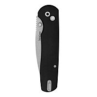 Kershaw Remnant Folding Pocket Knife, 3.25 inch D2 Stonewashed Steel Blade, Black Micarta Handle, Spear Point Shape