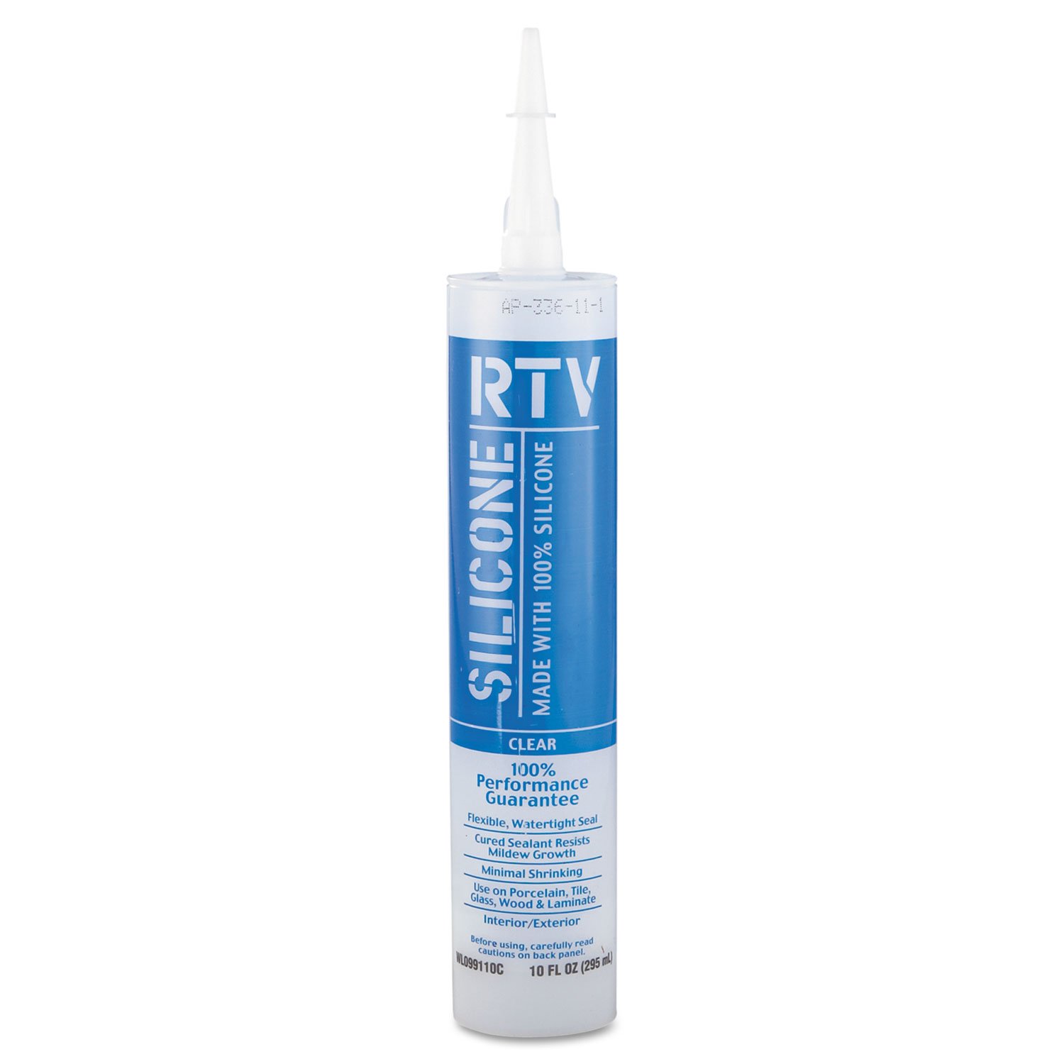 Sherwin-Williams Contractor RTV Silicone Sealant, 10 oz Cartridge, Clear