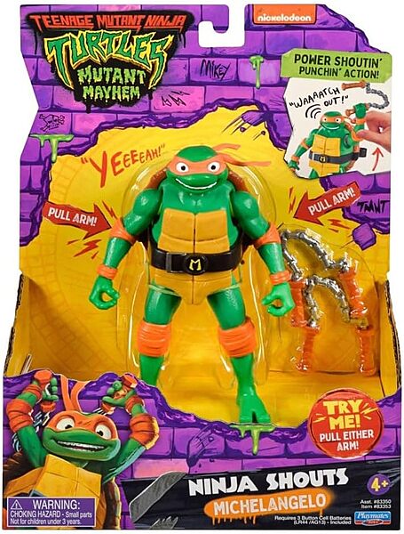 Teenage Mutant Ninja Turtles: Mutant Mayhem 5.5” Michelangelo