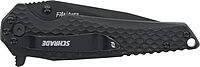 Schrade Delta Class Fanatic Folder 7.25in with 3.13in AUS-8 Steel Blade and G10 Handle for EDC