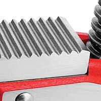 RIDGID 31305 Model E-110 9.5" Offset Hex Jaw Pipe Wrench, Red, Made in The USA & 31015 Heavy-Duty Straight Pipe Wrench