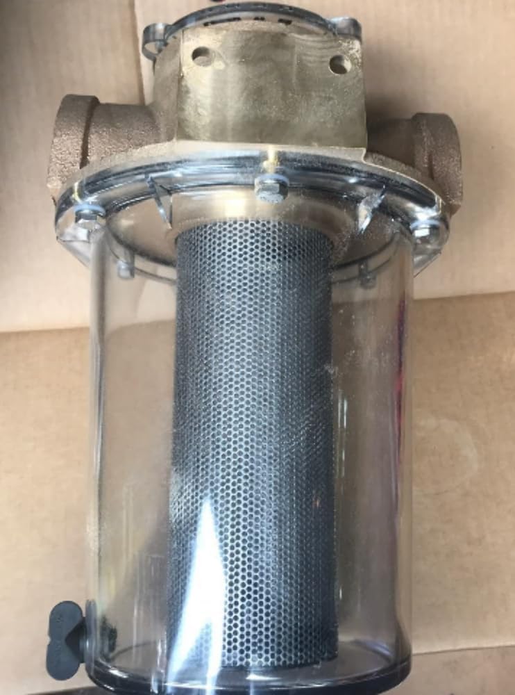 GROCO ARG-1500 Series 1-1/2" Raw Water Strainer w/Stainless Steel Basket
