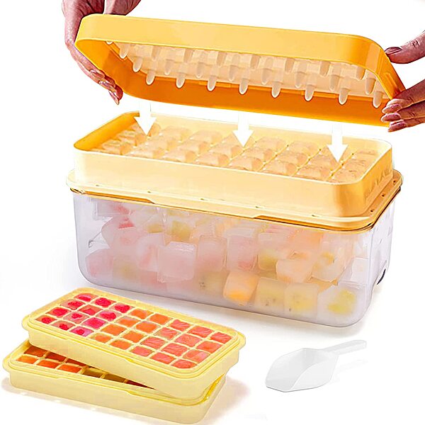 DOUBLE LAYERS ICE MAKER WITH ICE PICKER