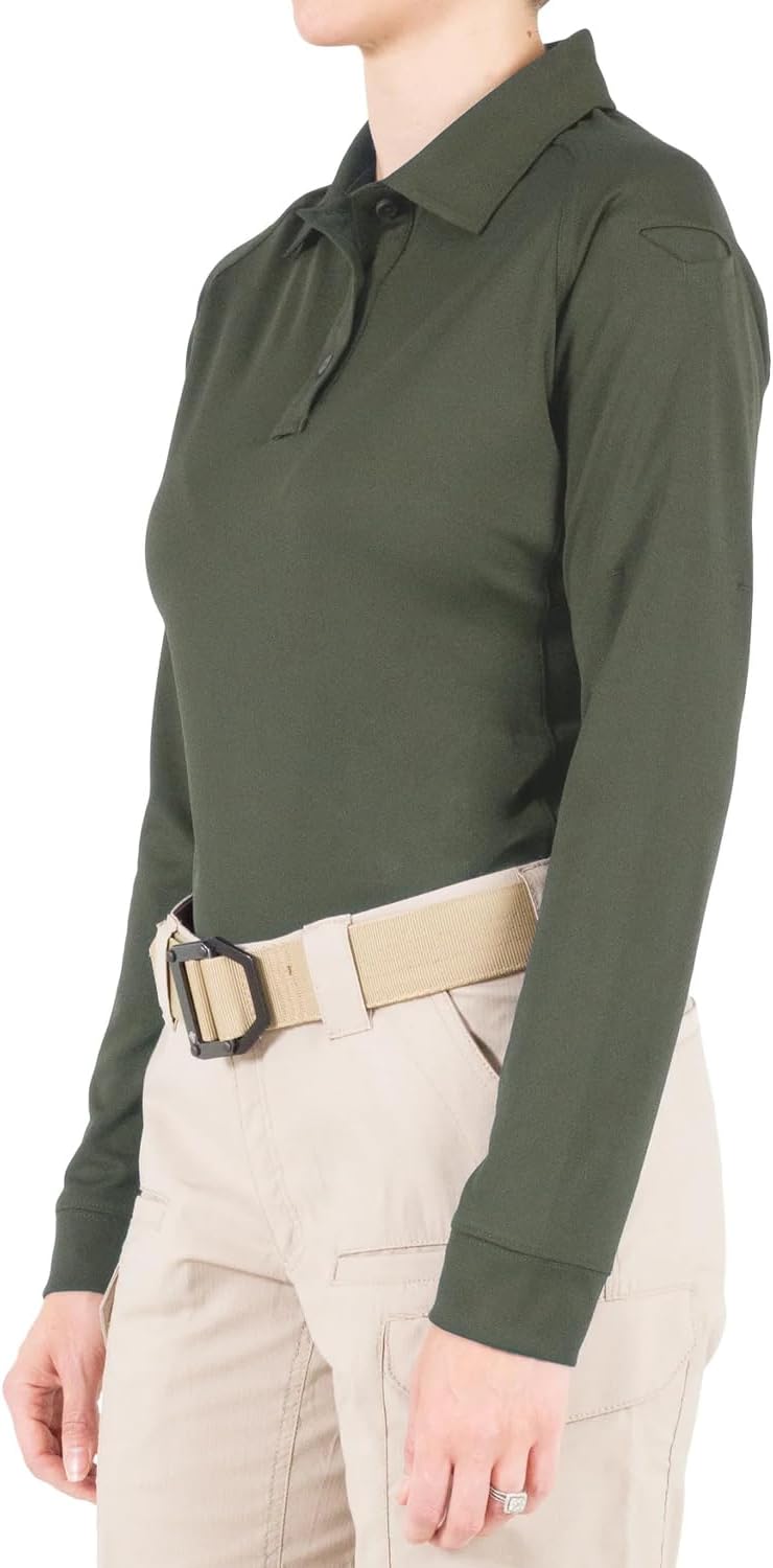 First Tactical Women's Performance Long Sleeve Polo