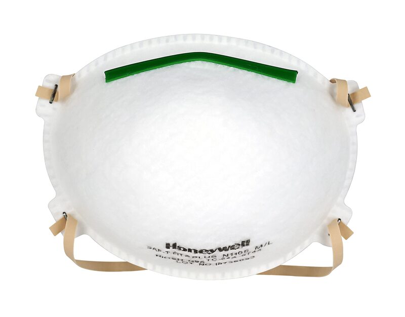 Honeywell NIOSH-Approved N95 Respirator Mask for Airborne Particulates, 20-Pack (RWS-54003)