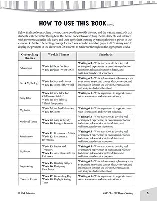 180 Days of Writing for Sixth Grade - An Easy-to-Use Sixth Grade Writing Workbook to Practice and Improve Writing Skills (180 Days of Practice)