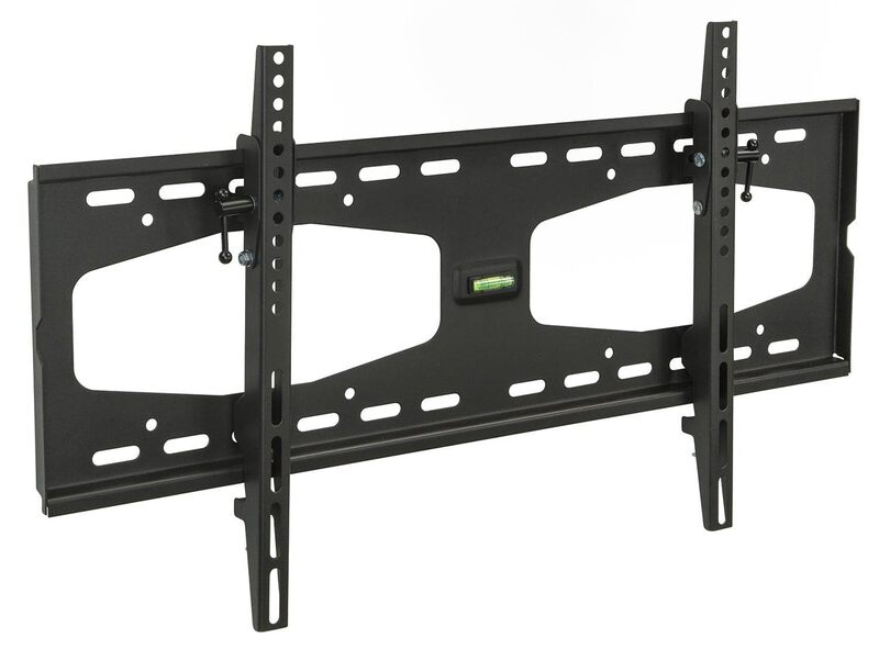Mount-It! Tilting TV Wall Mount For Screens 32 - 55in, 15-3/4inH x 25-5/8inW x 1-15/16inD, Black