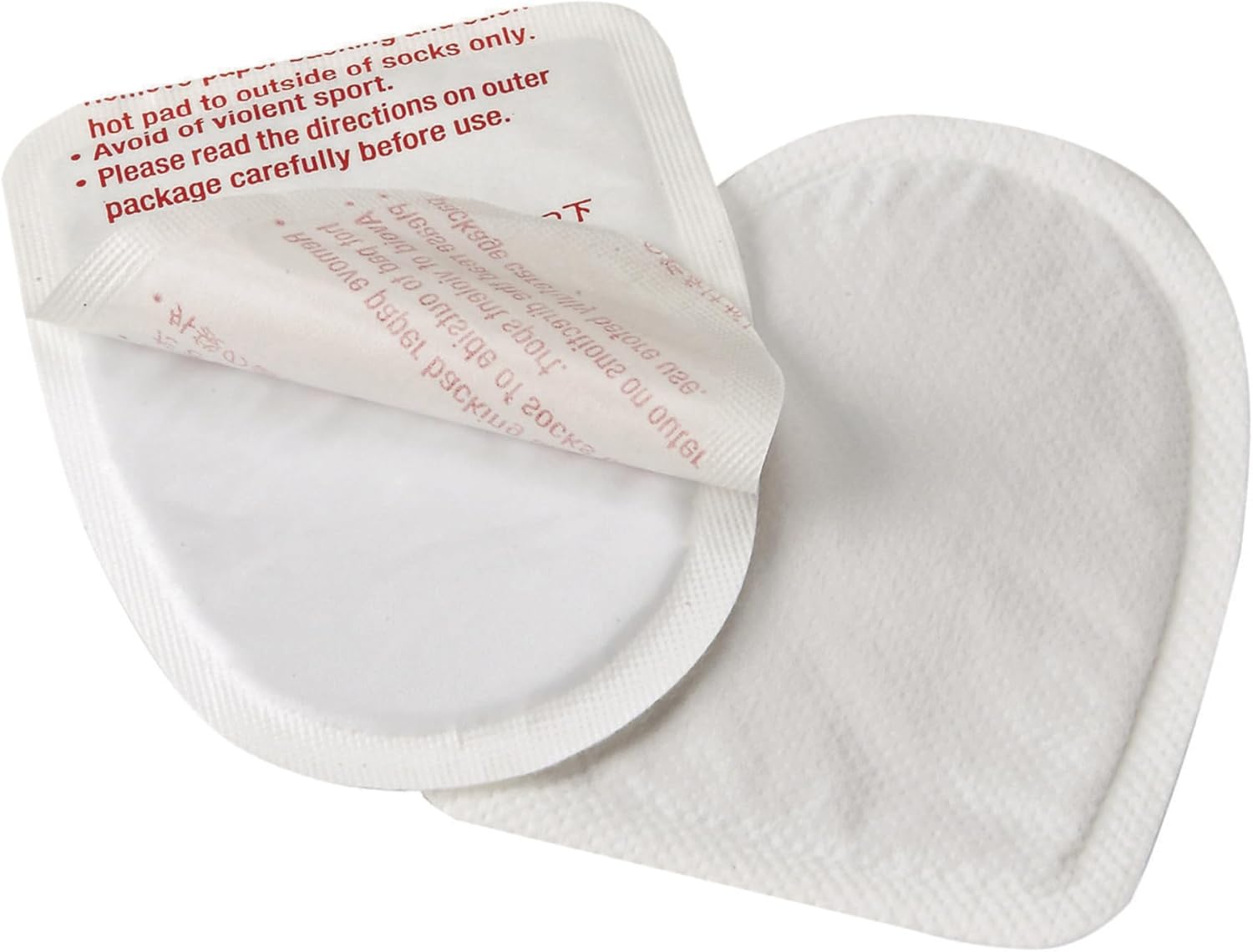 Ergodyne N-Ferno 6992 Toe Warming Packs, 2in x 3in, White, Case Of 40 Packs