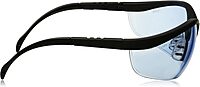 MCR KD113 Crews Klondike Safety Glasses Black Frame Light Blue Lens, 1 Pair
