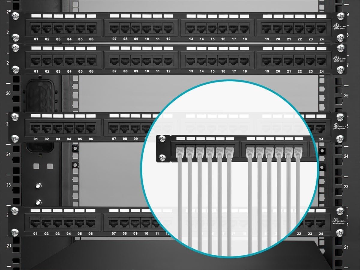 Monoprice Cat6 110-Type Patch Panel (568A/B Compatible)